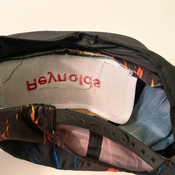 Vintage Reynolds Paint Splatter Atheltic Headwear Hap Snapback Nylon Cap - Picture 13 of 16